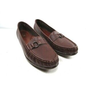 SAS Loafers Womens Brown  Moc Toe  Size 9 S EUC